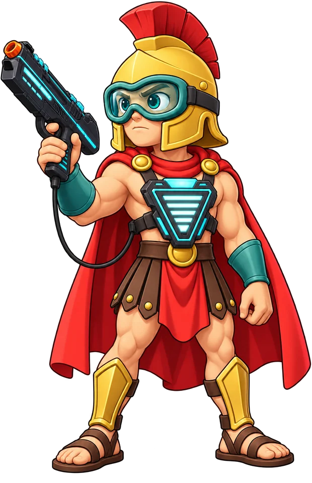 Gladiatore SPQR del laser game